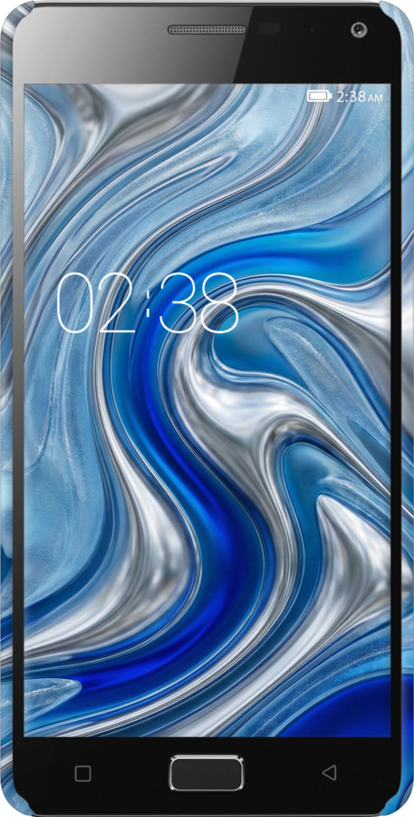 3D пластиковий глянцевий чехол Liquid Chrome для Lenovo Vibe P1 - 6781c-152 изображение 