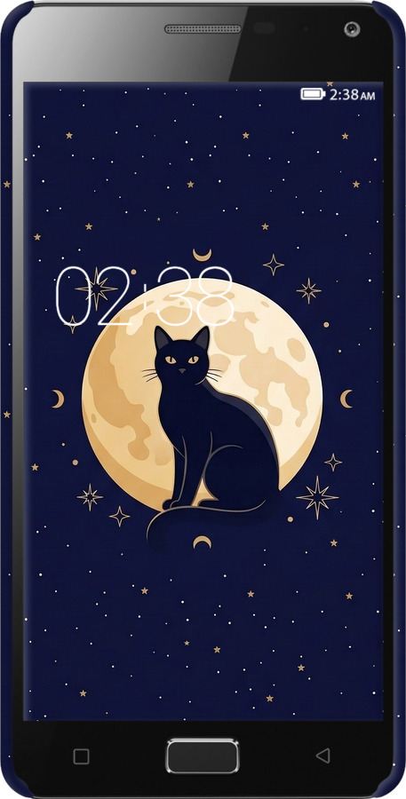 3D пластиковый глянцевый чехол Cute Cat Celestial/Witchy для Lenovo Vibe P1 - 6787c-152 изображение 