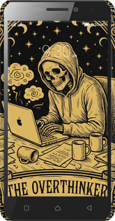 3D пластиковый матовый чехол The Overthinker для Lenovo Vibe P1m - 6774m-154 изображение 