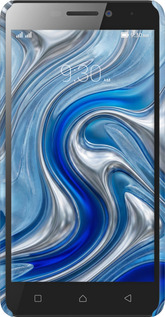 3D пластиковый матовый чехол Liquid Chrome для Lenovo Vibe P1m - 6781m-154 изображение 