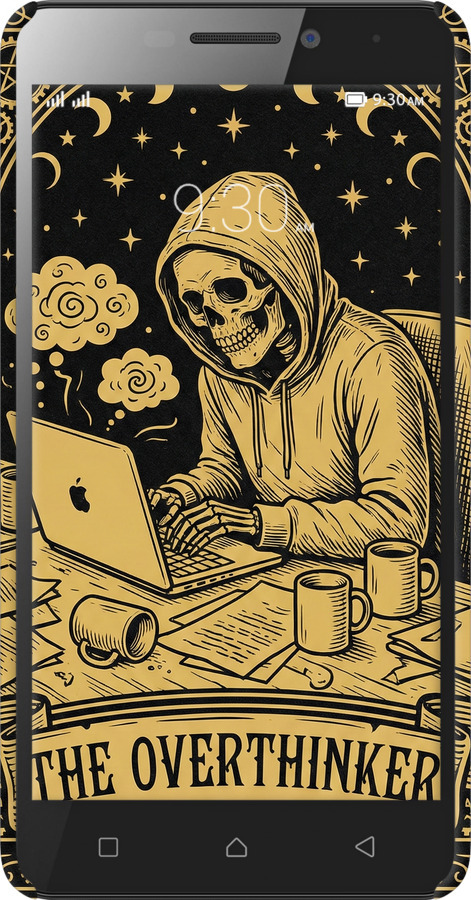 3D пластиковый матовый чехол The Overthinker для Lenovo Vibe P1m - 6774m-154 изображение 