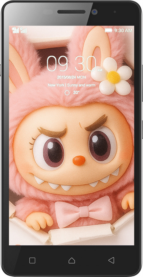 Силіконовий чехол Лабубу 2 для Lenovo Vibe P1m - 6710u-154 изображение 