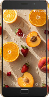 3D пластиковий матовий чехол Фрукти 3 для Lenovo Vibe P2 - 6703m-792 изображение 