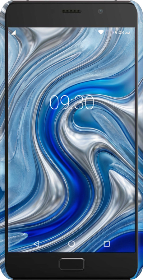 3D пластиковый матовый чехол Liquid Chrome для Lenovo Vibe P2 - 6781m-792 изображение 