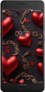 Силіконовий чехол Сердечки для Lenovo Vibe P2 - 5831u-792 изображение 