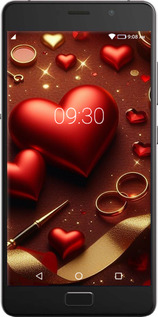 Силиконовый чехол Сердечки v3 для Lenovo Vibe P2 - 5833u-792 изображение 
