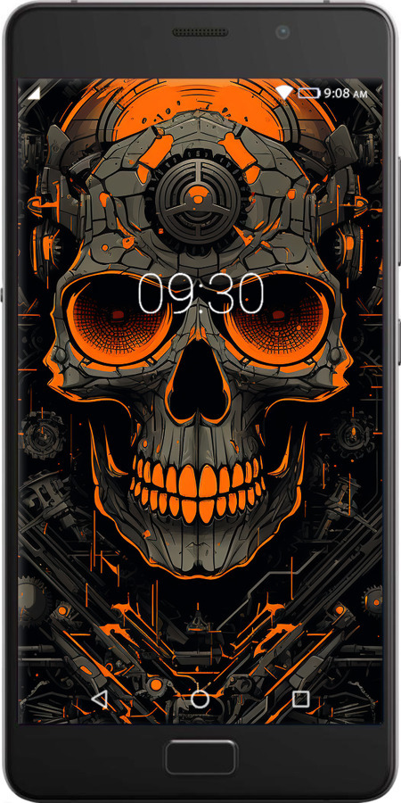 Силіконовий чехол Череп для Lenovo Vibe P2 - 5952u-792 изображение 