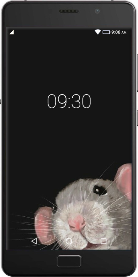 Силиконовый чехол The Peeking Rat для Lenovo Vibe P2 - 6442u-792 изображение 