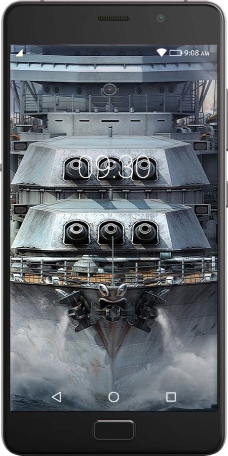 Силиконовый чехол Линкор, world of tanks, wargaming, военный корабль для Lenovo Vibe P2 - 6453u-792 изображение 