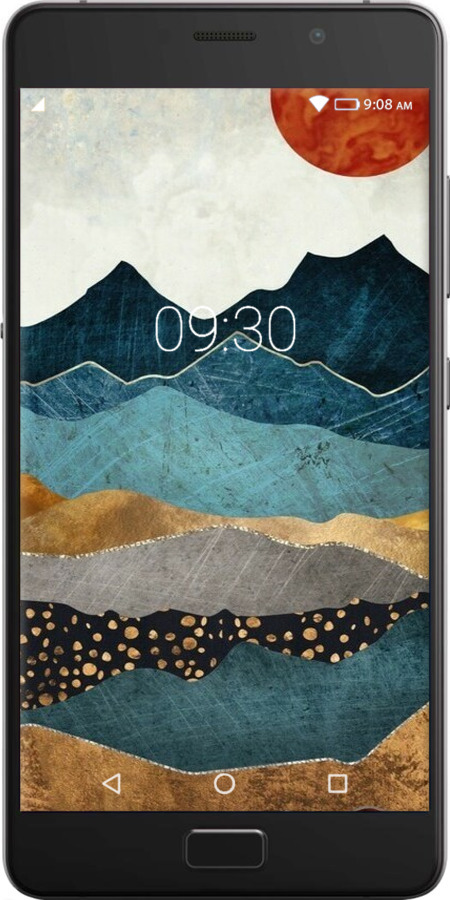Силиконовый чехол Янтарный закат для Lenovo Vibe P2 - 6475u-792 изображение 