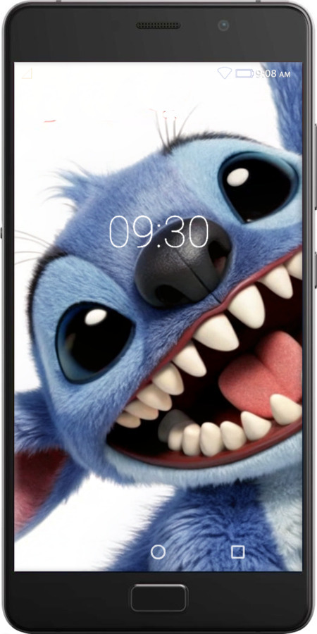 Силиконовый чехол Стич для Lenovo Vibe P2 - 6684u-792 изображение 