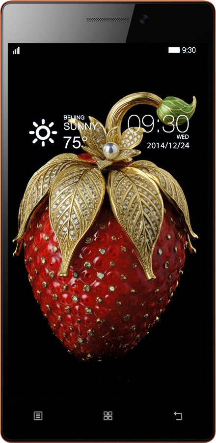 Силіконовий чехол Полуниця v3 для Lenovo Vibe X2 - 5638u-238 изображение 