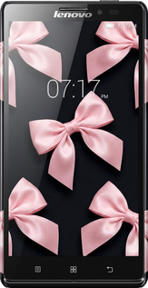 3D пластиковый матовый чехол Coquette Ribbons Dark Coquette для Lenovo Vibe Z K910 - 6767m-85 изображение 