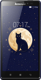 3D пластиковий матовий чехол Cute Cat Celestial/Witchy для Lenovo Vibe Z K910 - 6787m-85 изображение 