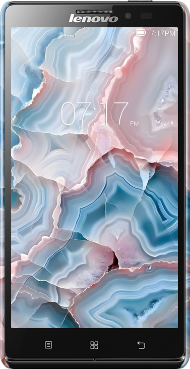 3D пластиковый матовый чехол Мрамор для Lenovo Vibe Z K910 - 6306m-85 изображение 