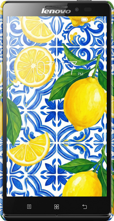 3D пластиковий матовий чехол Grocery Girl Italian Summer для Lenovo Vibe Z K910 - 6766m-85 изображение 