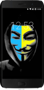 3D пластиковый глянцевый чехол Украинский анонимус для Lenovo ZUK Z1 - 1062c-461 изображение 