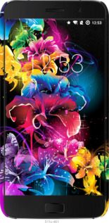 3D пластиковий глянцевий чехол Абстрактні квіти для Lenovo ZUK Z1 - 511c-461 изображение 