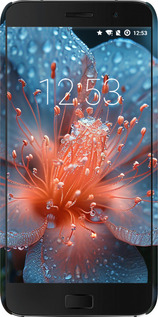 3D пластиковый глянцевый чехол Роса на цветке для Lenovo ZUK Z1 - 6039c-461 изображение 