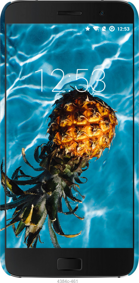 3D пластиковий глянцевий чехол Ананас на воді для Lenovo ZUK Z1 - 4384c-461 изображение 