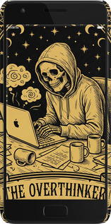 3D пластиковый матовый чехол The Overthinker для Lenovo ZUK Z2 - 6774m-827 изображение 