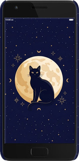 3D пластиковый матовый чехол Cute Cat Celestial/Witchy для Lenovo ZUK Z2 - 6787m-827 изображение 