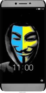 3D пластиковый глянцевый чехол Украинский анонимус для LeTV LeEco Le 2 X620 - 1062c-463 изображение 