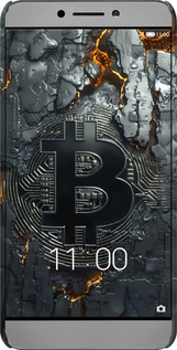 3D пластиковий глянцевий чехол Розпечений біткойн для LeTV LeEco Le 2 X620 - 6091c-463 изображение 