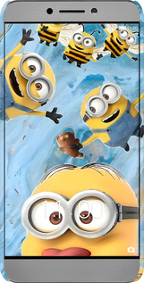 3D пластиковий глянцевий чехол Миньоны для LeTV LeEco Le 2 X620 - 6386c-463 изображение 