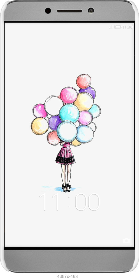 3D пластиковий глянцевий чехол Кульки для LeTV LeEco Le 2 X620 - 4387c-463 изображение 