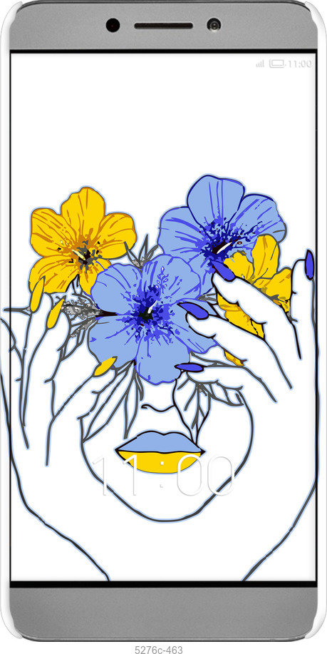 3D пластиковый глянцевый чехол Девушка v4 для LeTV LeEco Le 2 X620 - 5276c-463 изображение 