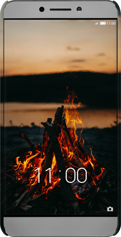 3D пластиковий глянцевий чехол Вогонь для LeTV LeEco Le 2 X620 - 6021c-463 изображение 