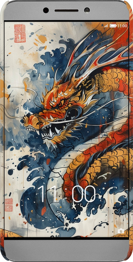 3D пластиковий глянцевий чехол Гнів дракона для LeTV LeEco Le 2 X620 - 6112c-463 изображение 