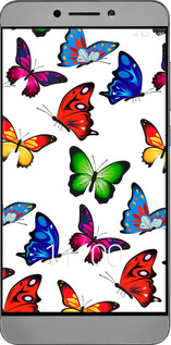 Силиконовый чехол Красочные мотыльки для LeTV LeEco Le 2 X620 - 4761u-463 изображение 