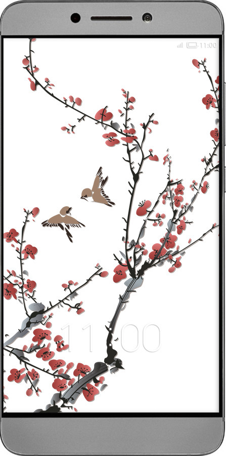 Силиконовый чехол Сакура v2 для LeTV LeEco Le 2 X620 - 5538u-463 изображение 