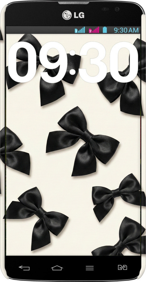 3D пластиковий глянцевий чехол Dark Coquette для LG G Pro Lite Dual D686 - 6765c-440 изображение 