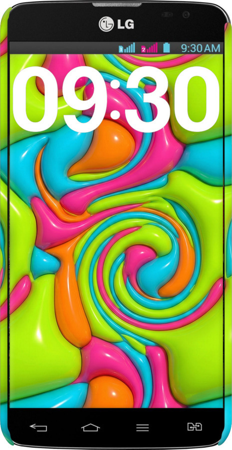 3D пластиковый глянцевый чехол Y2K Jelly Dream для LG G Pro Lite Dual D686 - 6780c-440 изображение 