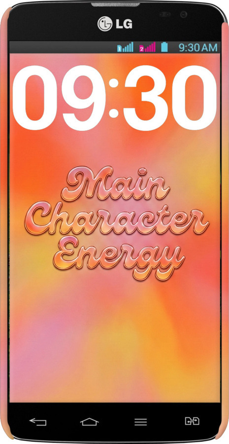 3D пластиковый матовый чехол Aura Gradient Main Character Energy Aesthetic Y2K для LG G Pro Lite Dual D686 - 6783m-440 изображение 