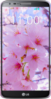 3D пластиковий глянцевий чехол Сакура для LG G2 - 6029c-37 изображение 