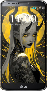 3D пластиковый глянцевый чехол Аниме демон 2 для LG G2 - 6309c-37 изображение 