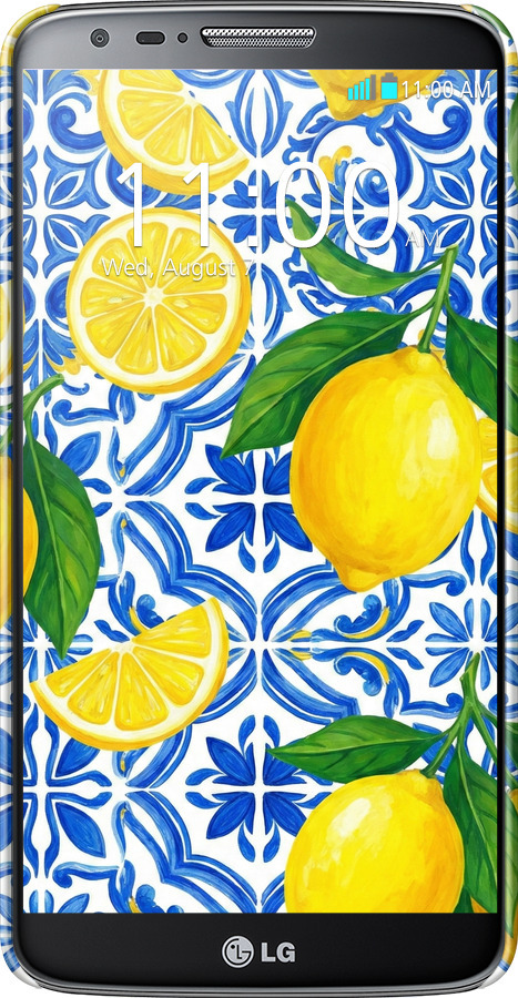 3D пластиковый глянцевый чехол Grocery Girl Italian Summer для LG G2 - 6766c-37 изображение 