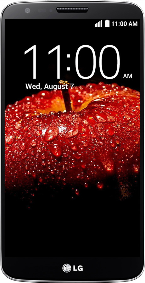 Силиконовый чехол Яблоко для LG G2 - 6022u-37 изображение 