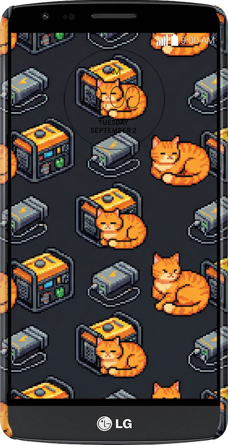 3D пластиковый матовый чехол Autonomous Zone для LG G3 Stylus D690 - 6771m-89 изображение 