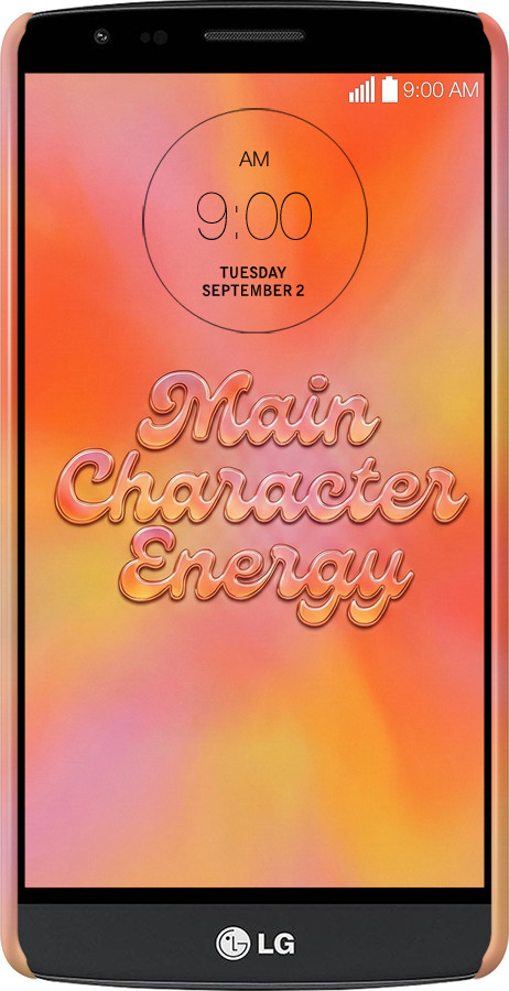 3D пластиковий матовий чехол Aura Gradient Main Character Energy Aesthetic Y2K для LG G3 Stylus D690 - 6783m-89 изображение 