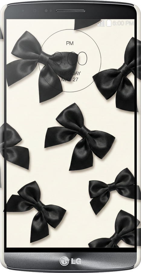 3D пластиковый матовый чехол Dark Coquette для LG G3 D855 - 6765m-47 изображение 