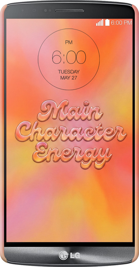 3D пластиковый глянцевый чехол Aura Gradient Main Character Energy Aesthetic Y2K для LG G3 dual D856 - 6783c-56 изображение 