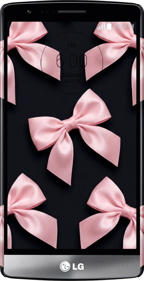 3D пластиковий матовий чехол Coquette Ribbons Dark Coquette для LG G3s D724 - 6767m-93 изображение 