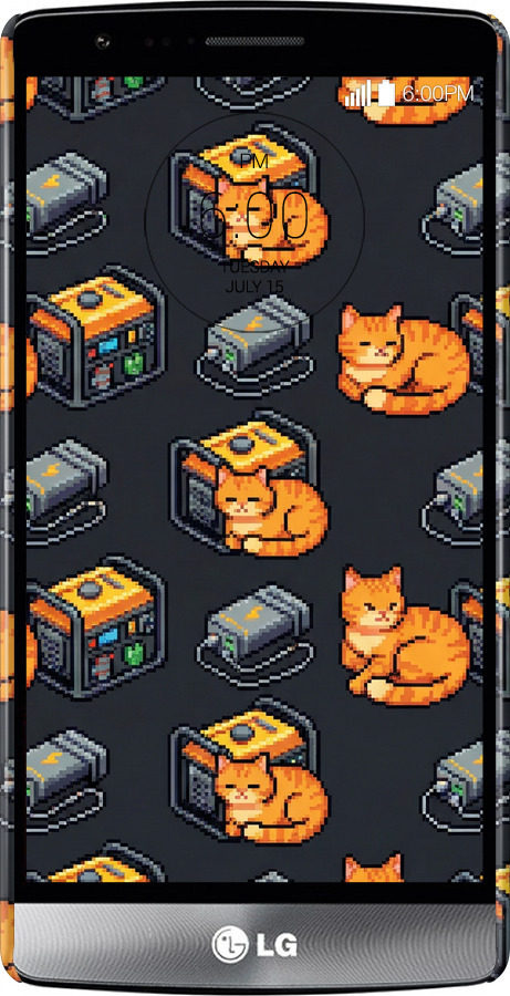 3D пластиковый матовый чехол Autonomous Zone для LG G3s D724 - 6771m-93 изображение 