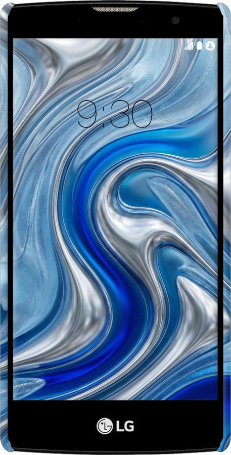 3D пластиковый глянцевый чехол Liquid Chrome для LG G4c H522y - 6781c-389 изображение 