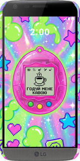 3D пластиковый матовый чехол Y2K Aesthetic Retro Pet: Годуй мене кавою для LG G5 H860 - 6784m-348 изображение 